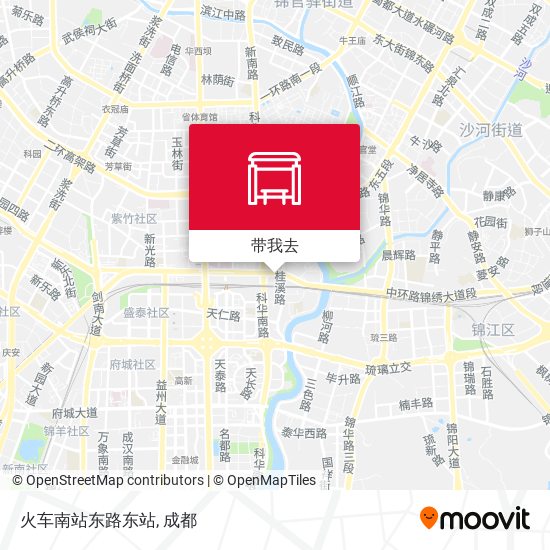火车南站东路东站地图
