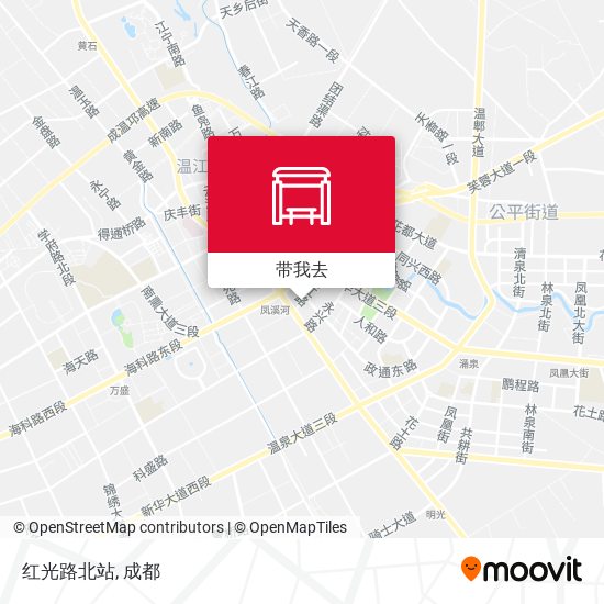 红光路北站地图
