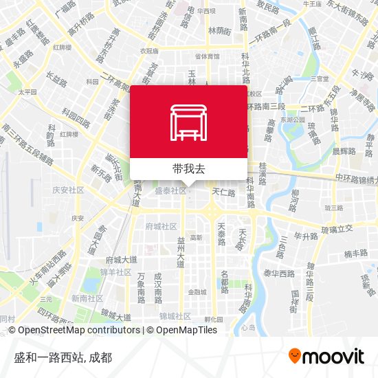 盛和一路西站地图