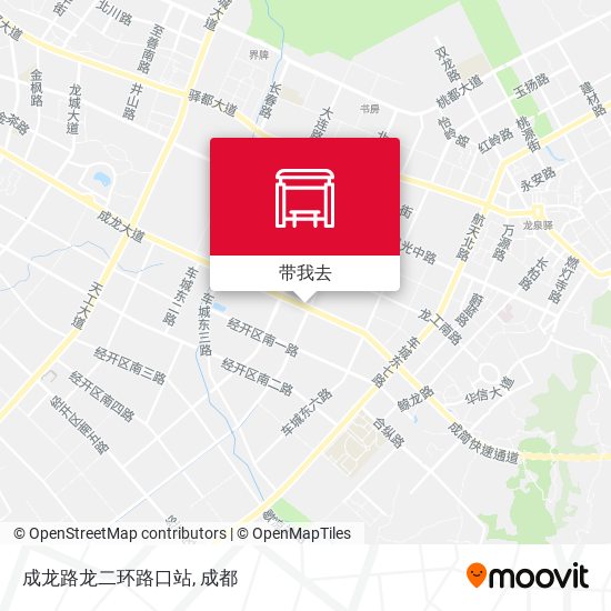 成龙路龙二环路口站地图