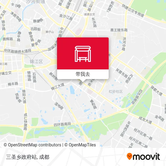 三圣乡政府站地图