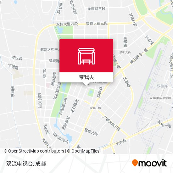 双流电视台地图