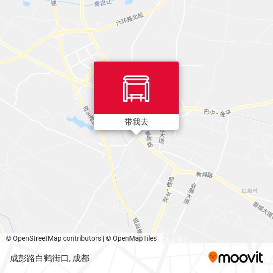 成彭路白鹤街口地图