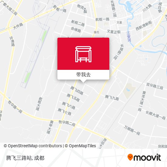 腾飞三路站地图