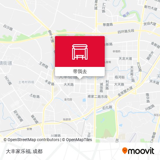 大丰家乐福地图
