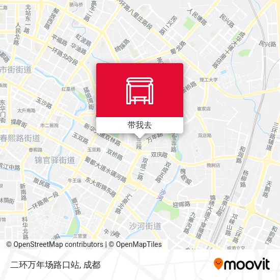二环万年场路口站地图