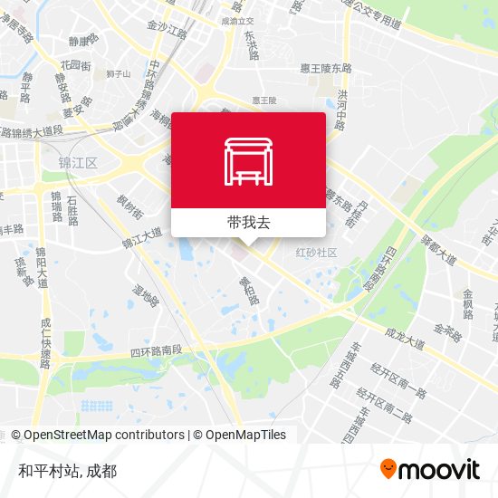 和平村站地图