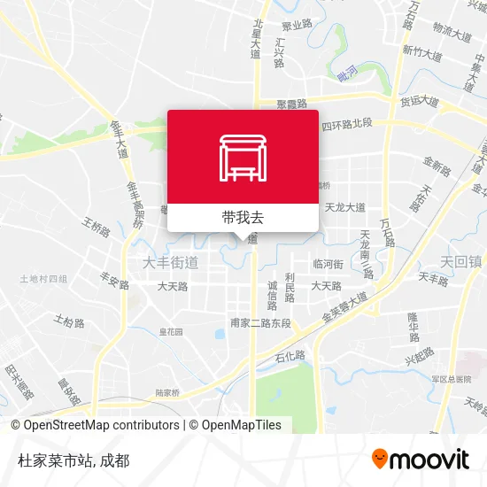 杜家菜市站地图