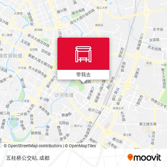 五桂桥公交站地图