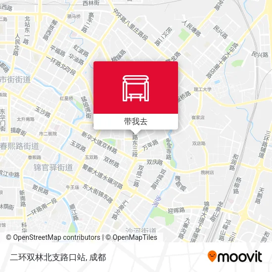 二环双林北支路口站地图