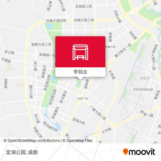棠湖公园地图
