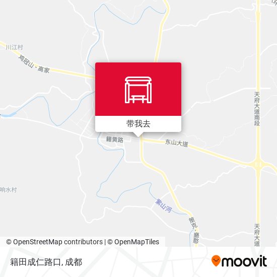 籍田成仁路口地图