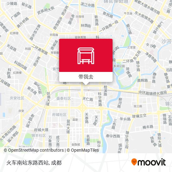 火车南站东路西站地图