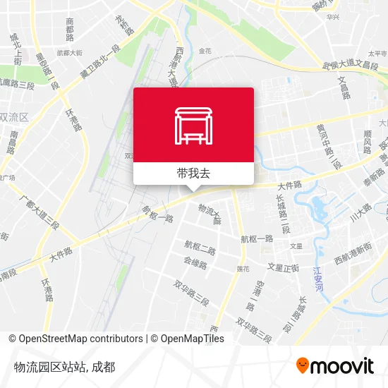 物流园区站站地图