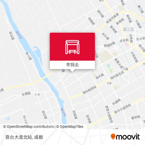 蓉台大道北站地图
