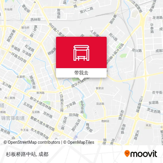 杉板桥路中站地图