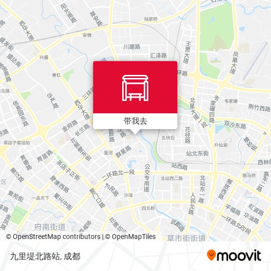 九里堤北路站地图