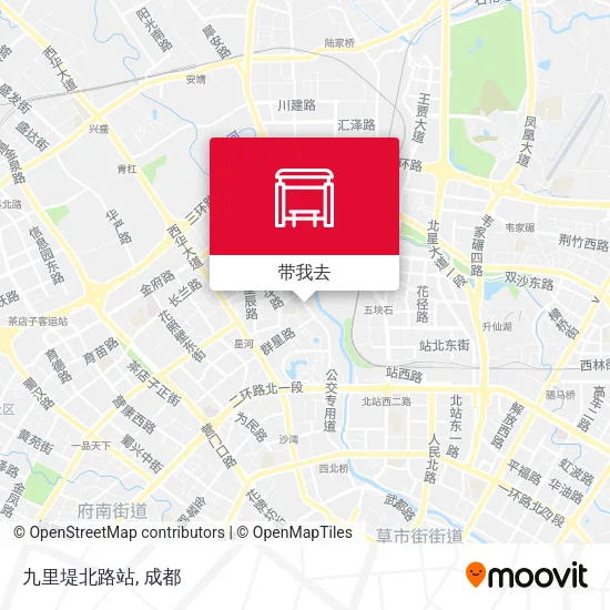 九里堤北路站地图