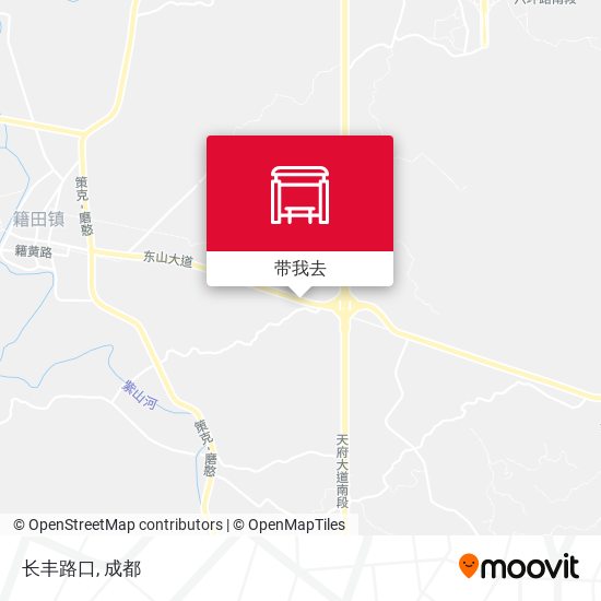 长丰路口地图