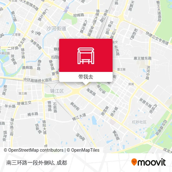 南三环路一段外侧站地图