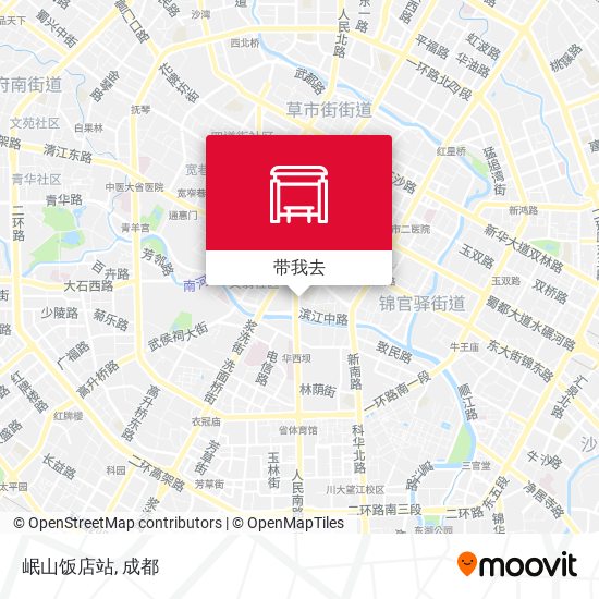 岷山饭店站地图