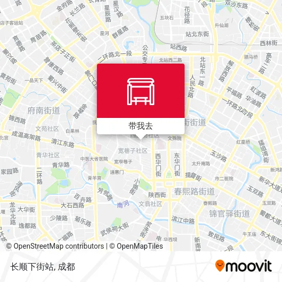 长顺下街站地图
