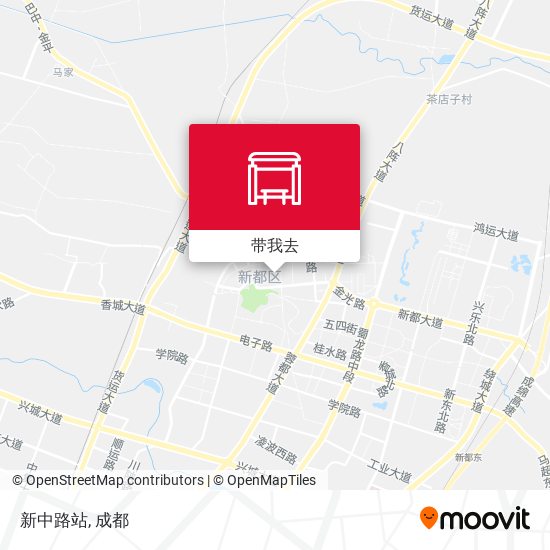 新中路站地图