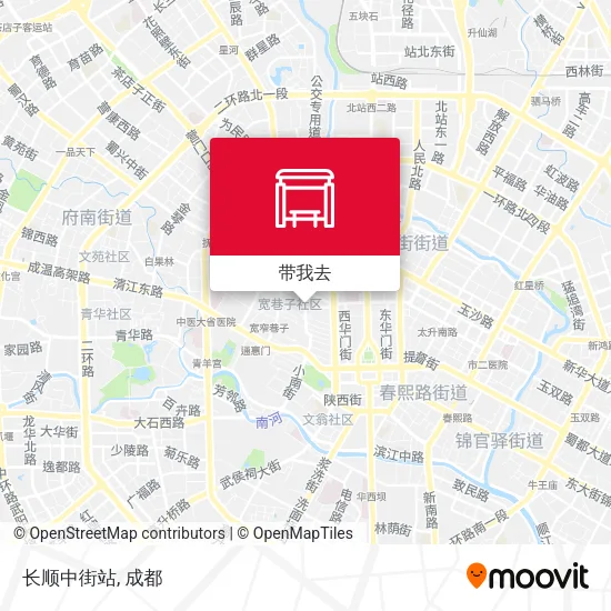 长顺中街站地图