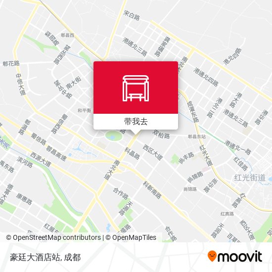 豪廷大酒店站地图