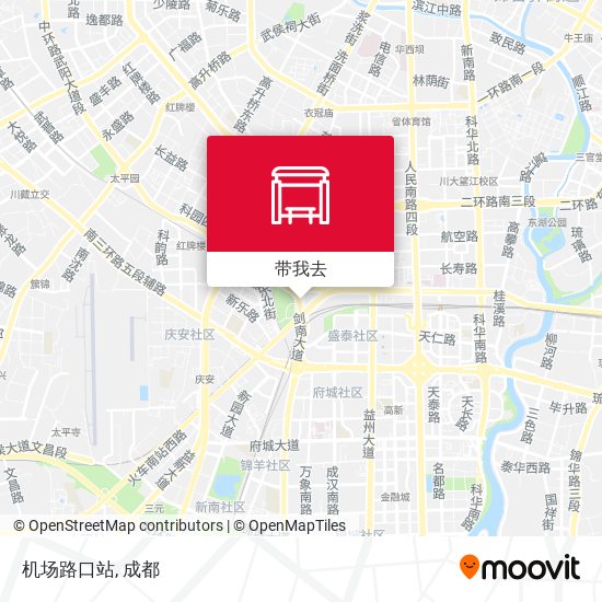 机场路口站地图