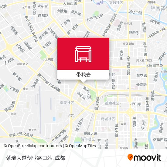 紫瑞大道创业路口站地图