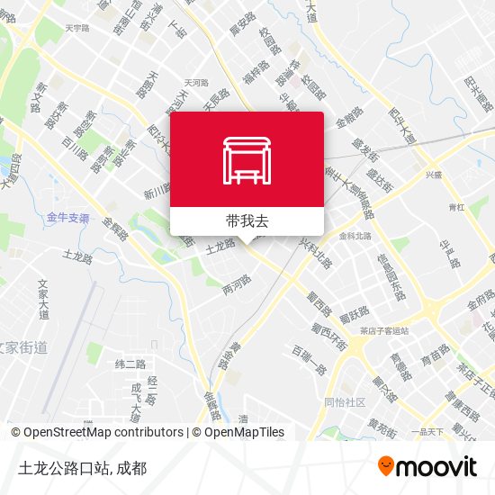 土龙公路口站地图
