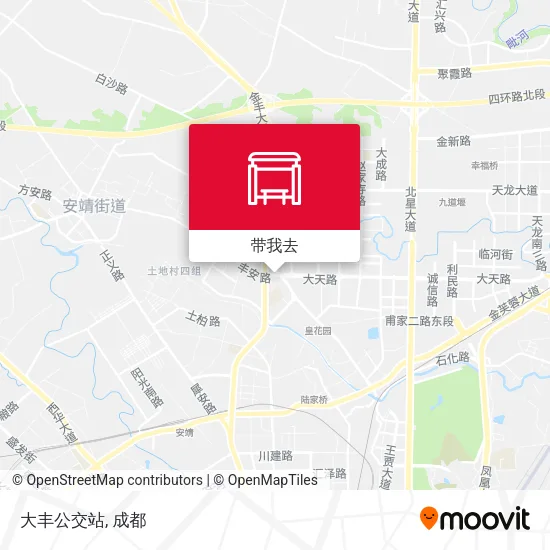 大丰公交站地图