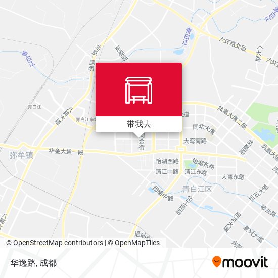 华逸路地图