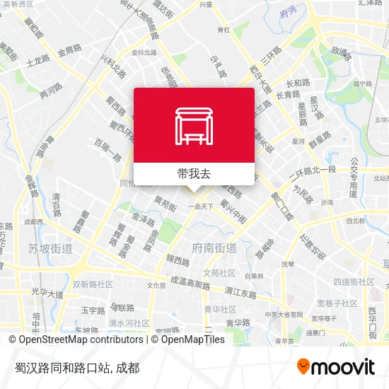 蜀汉路同和路口站地图