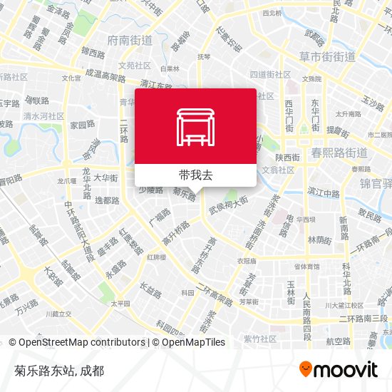 菊乐路东站地图