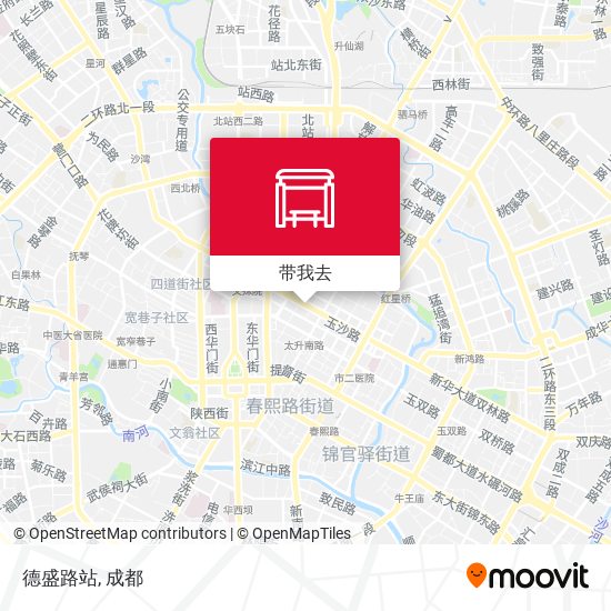 德盛路站地图