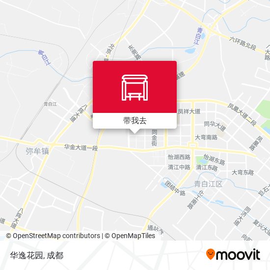华逸花园地图