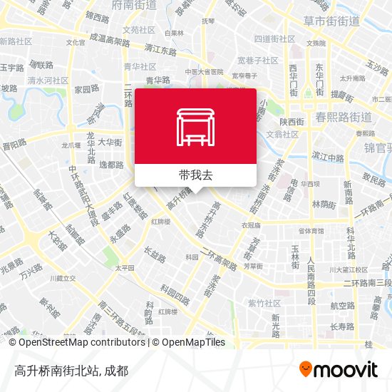 高升桥南街北站地图