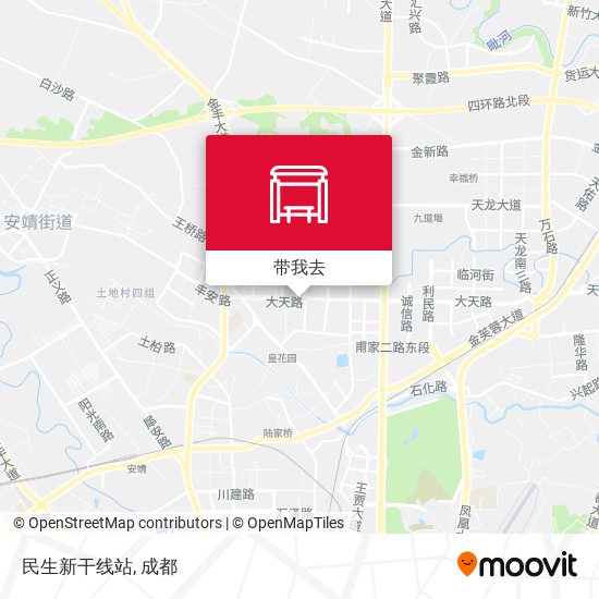 民生新干线站地图