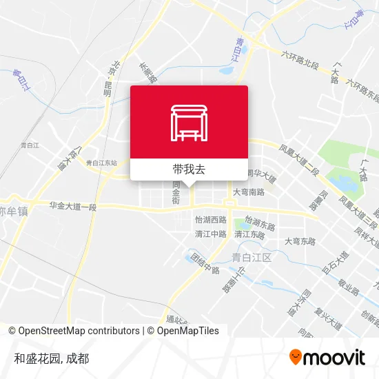 和盛花园地图