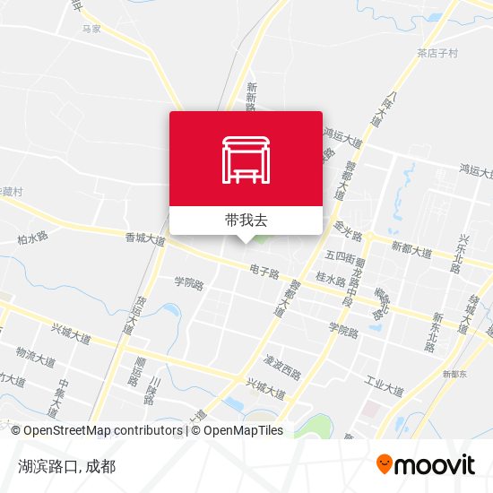 湖滨路口地图
