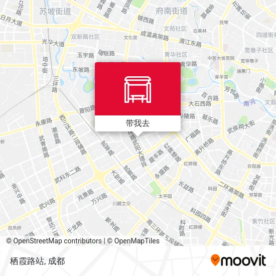 栖霞路站地图
