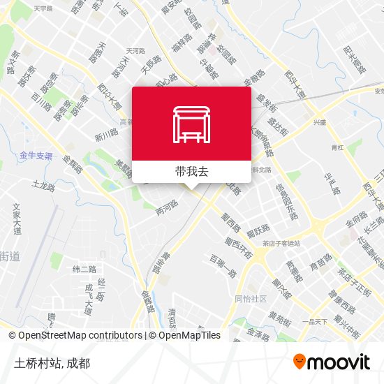 土桥村站地图