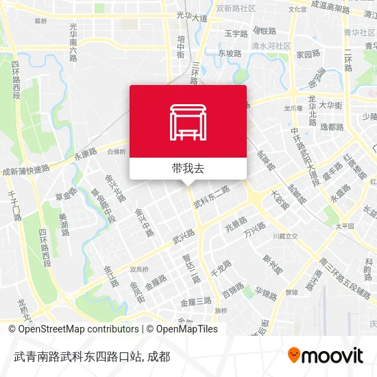 武青南路武科东四路口站地图