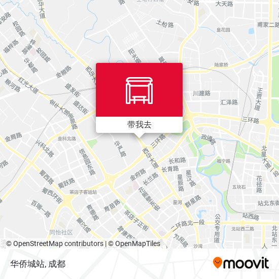 华侨城站地图