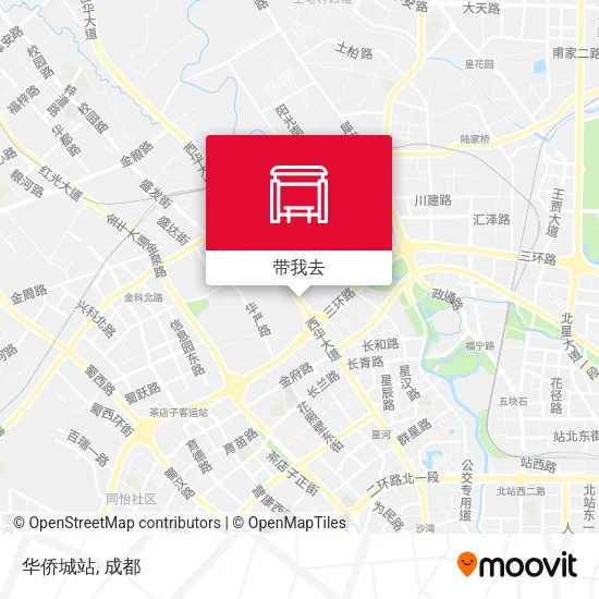 华侨城站地图