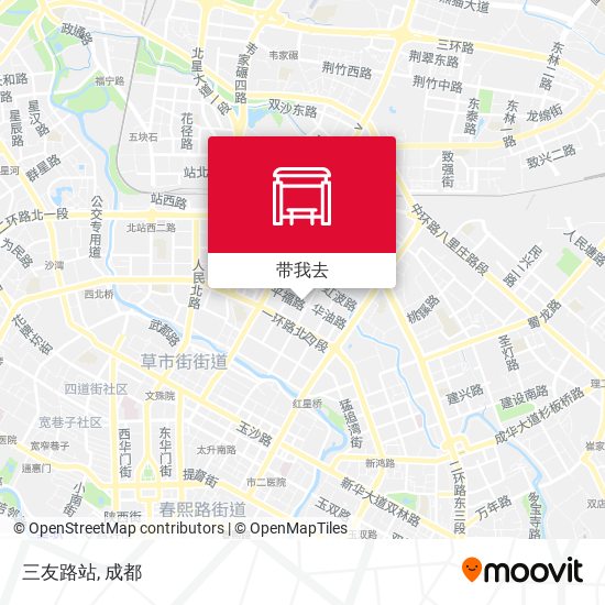 三友路站地图