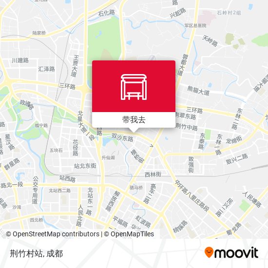 荆竹村站地图
