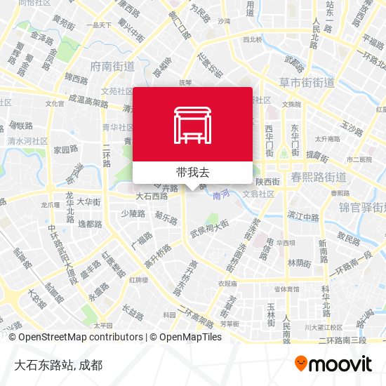 大石东路站地图